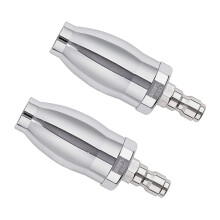 2X Buse Turbo pour Laveuse à Pression, Buse Rotative pour Eau Chaude Et Froide, Connexion Rapide 1/4 Pouce, Orifice 3.0, 3600 PSI