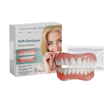 Fake Teeth Cover for Gaps 3PC Veneers Kit, Natural Tooth Appearance and Quick Cosmetic Fix
