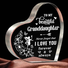 Encouraging Acrylic Keepsake 3.9"x3.9", Gifts for Brother from Sister – Birthday, Father’s Day & Christmas, Compatible with All Ages