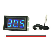 4V-30V Lille LED-display Digital temperaturregulator Temperaturmåler Kontrol & Metal Probe