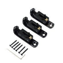 Bass Guitar Bridge Replacement Black Lightweight