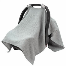 Cotton Blanket Car Seat Cover Breathable Sunshade Safety Basket Cradle Cap Sun Canopy Newborn Stroller Accessory