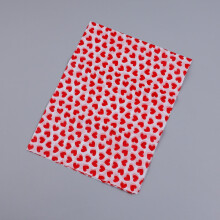 20 Sheets Valentine Heart Tissue Paper Foil Red Love Heart Gift Wrapping Paper For DIY Art Craft Wedding Anniversary Party Decor, 13 X 19.7 Inch