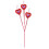 Valentine Artificial Flowers with Heart-Shaped Red Berries 1