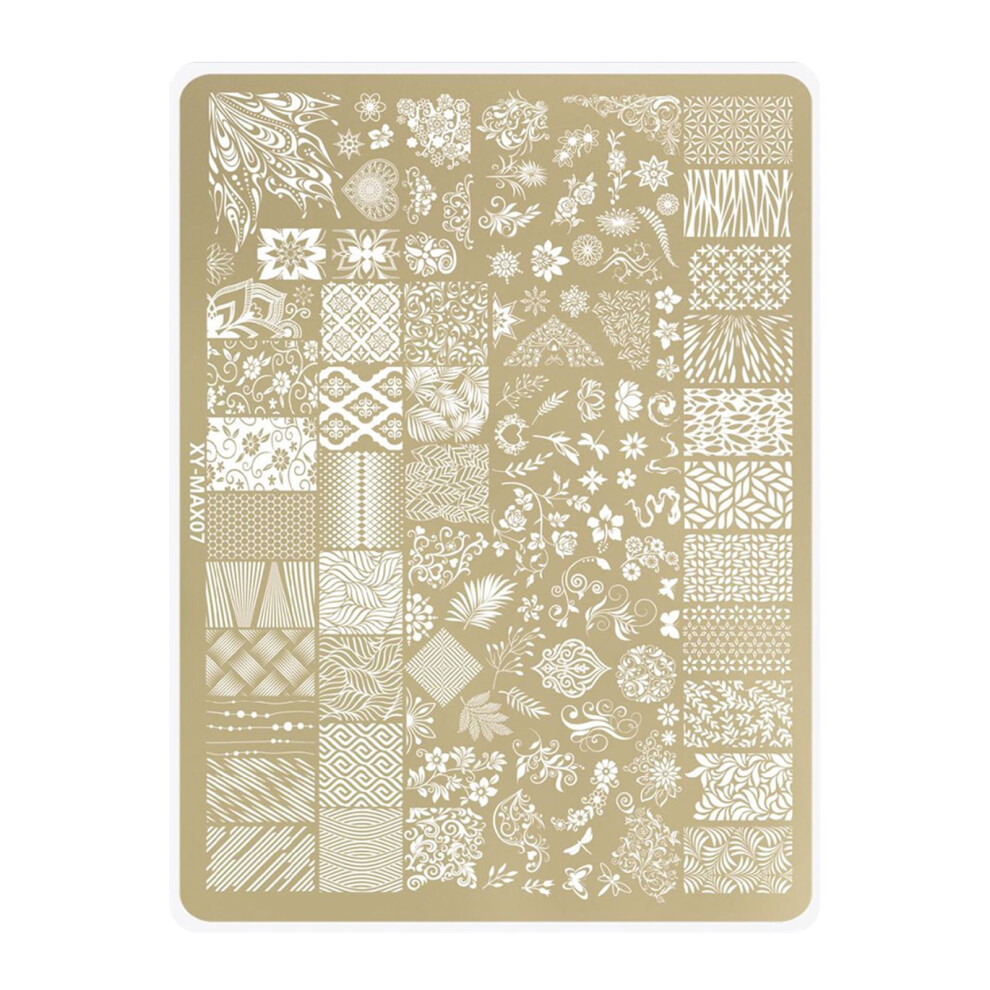 Rust Resistant Nails Stamping Plate With Butterfly Patterns Manicure Suitable For Various Nails Art Styles And Occasion