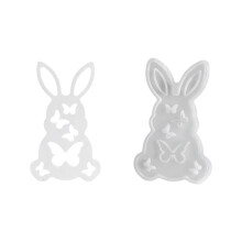 Easter Silicone Bunny Mold – 3D Reusable Candle Holder, Chocolate & Candy Mold, Cupcake/Cake Decor, Party Decoration