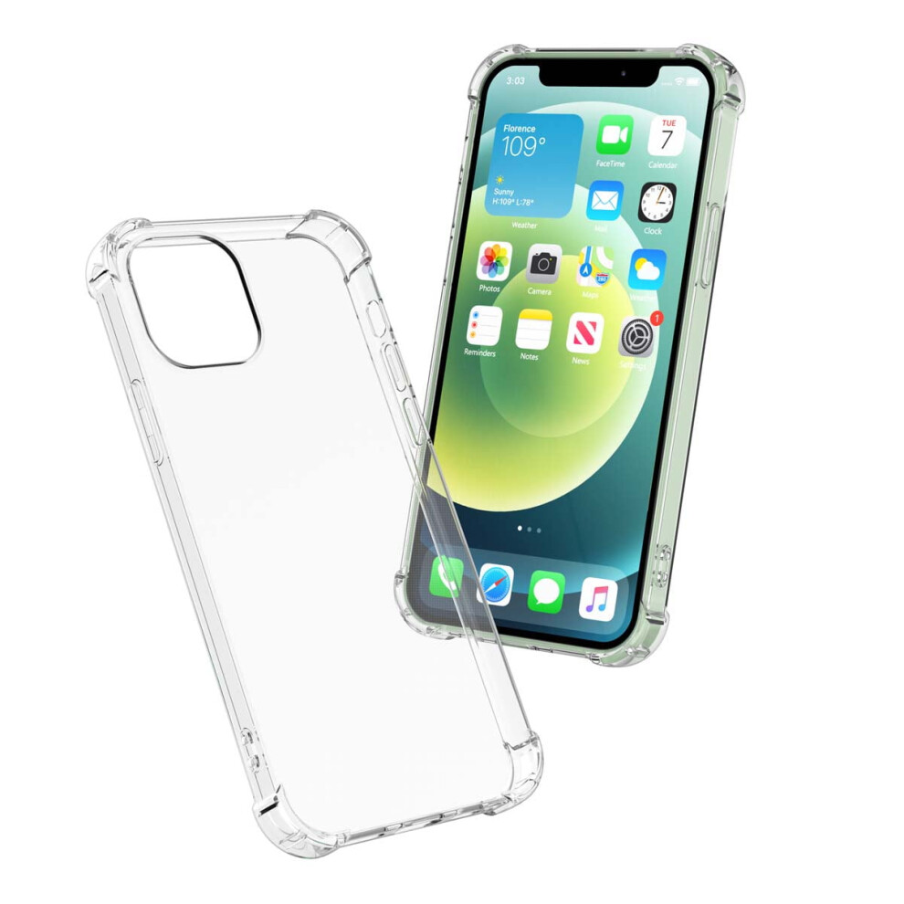 Crystal Clear Tpu Case Compatible With Iphone 11, Xr, 12 Mini, 12 Pro Max Â Shock Absorption Bumper 9365509060599