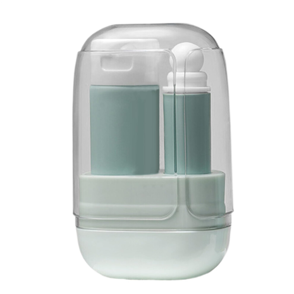 Travel Toothbrush Kit with Foldable Cup and Case, Compact MoistureProof Set for Backpack or Business Trip