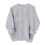Γυναικείο γκρι φούτερ oversized με στάμπα Love για τον Άγιο Βαλεντίνο, με στρογγυλή 1
