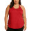 Top a canotta rosso da donna, taglia XL. 1