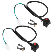 Motorcycle Starter Kill Switch Horn Button 2 pcs