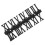 unbranded 6 Sets Roman Numeral Clock DIY Numerals Replacement Mechanism Works Kit Black 1