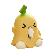 Creative Bedroom Home High-end Banana Shape Ceramic Tissue Box Decorative Item, Cute Tissue Box As A Gift