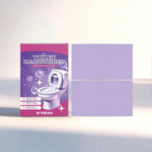 30Pcs Toilet Bowl Cleaner Sheets – Fast-Dissolve, Ultra-Concentrated, No Splash, Compatible with Toilet Bowl & Urinal