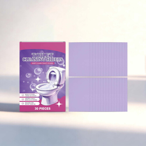 Toilet Bowl Cleaner Sheets Fast-Dissolve Ultra-Concentrated