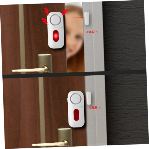 Wireless Door Window Alarm Sensor 3Pack for Home Security Protection, Easy Adhesive Installation 1