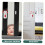 Wireless Door Window Alarm Sensor 3Pack for Home Security Protection, Easy Adhesive Installation 3