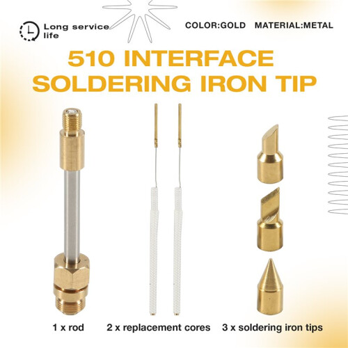 510 Interface Soldering Iron Tip USB Soldering Iron Tip Welding Tool 15W Cutter  Horseshoe Shape Welding Tools 2