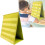 Self-Standing Desktop Pocket Chart for Classroom Schedule & Teaching – Folding Double-Sided, Compatible with Kindergarten 2