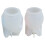 2Pcs Easter Rabbit Eggs Shape Silicone Molds for Making-A 1