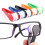 5Pcs Mini Eyeglass Cleaner Brush Set with Clip, Quick Microfiber Cleaning, Reusable MultiColor 1