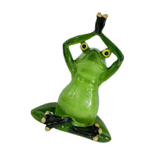Cute Frogs Ornament Detailed Resin Craft Animal Figurine For-3