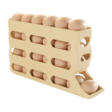 Space Saving Eggs Organizers With Clear Lid For Quick-1