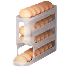 Convenient 30 Eggs Capacity Kitchen Organizers Eggs-White