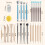 2X Pottery Tools for Sculpting,Clay Tool Kit for Carving,Ceramic Tool Set for Modeling,Ceramics Tools Kits 4