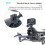 Multifunctional Expansion Mount Bracket with 1/4 Inch Adapter Lightweight Plastic Design for DJI FPV 3