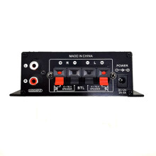 4X -Stereoversterker Dc12V Tweekanaals Hifi-Audiospeler Ondersteunt Dvd-Ingang voor Mobiele Telefoons voor Thuisgebruik in Motorfietsen