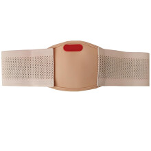 Umbilical Hernia Belt for Men and Women, Adjustable Abdominal Support Binder with 3 Removable Compression Pads, Small