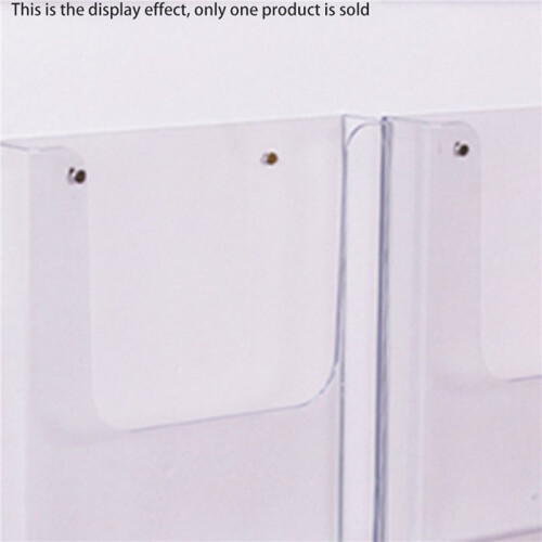 4X Letter Holder Mail Organizer Wall Mount Hook Acrylic Home Office Decoration 1