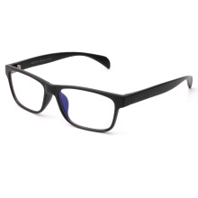 Blue Light Blocking Reading Glasses for Men and Women, Lightweight Black Rectangle Frame