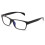 Blue Light Blocking Reading Glasses for Men and Women, Lightweight Black Rectangle Frame 1