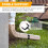 Rainwater Downspout Bracket (2 pcs), Adjustable, Rust-Proof Gutter Extension Bracket Compatible with Yard/Deck/Patio Drainage 7