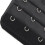 Black 5 Rows Hook and Eye Tape Extension Bra Strap Extender 20 Pcs for Women 9