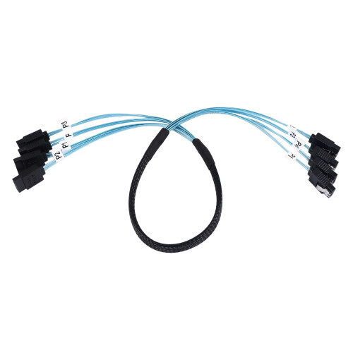 5X SAS Cable  Cable High Speed 6Gbps 4 /Set High Quality for Server 0.5 Meter 1