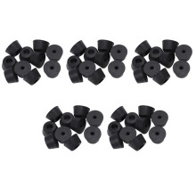 50 Pcs 21 X 12 mm Conical Recessed Foot Feet Rubber Buffer Material: Rubber