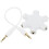 Hexangular Headphone Jack Splitter 1Pcs In Random Color For Multiple Outputs 7