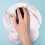 Computer Mouse Pad Wrist Support 1Pack Non-slip Ergonomic Assorted Color Rubber Sponge 25x9in 8