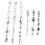 Hair Accessories with Pendants 6 pcs 6