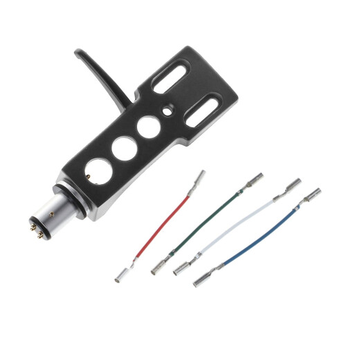 ROCKROK Record Player Headshell Phonograph Turntable Replacement Headshell with 4pcs Wires for Record Player 2