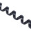 3X Replacement RJ9 4P4C Plug Coiled Stretchy Telephone Handsets Cable  Black 8