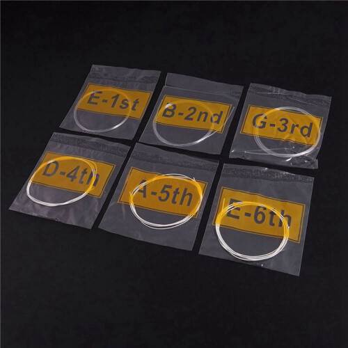 Spock Classic Guitar 30x Strings SC12 Nylon Silver Plating Set Superlätt Akustisk Gitarr Musikinstrument 2