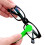 5Pcs Mini Eyeglass Cleaner Brush Set with Clip, Quick Microfiber Cleaning, Reusable MultiColor 2