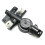 2X Headlight Water Spray Nozzle Washer Jet Connector Adapter Holder for 4
