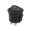 20 Pcs SPST Black Button /Off Round Rocker  AC 6A/125V 3A/250V 6