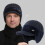 Knitted Beanie with Ear Flaps and Wool Brim 3