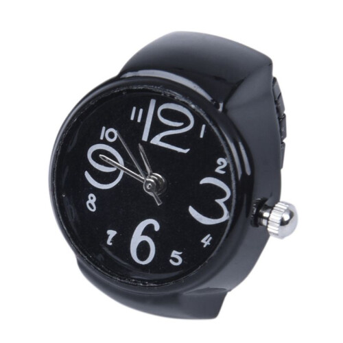 2X Arabic Number Quartz Men Pocket Finger  Watch 0.87 inch HOT 1